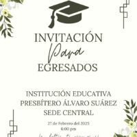 INVITACION REUNION DE EGRESADOS 2025